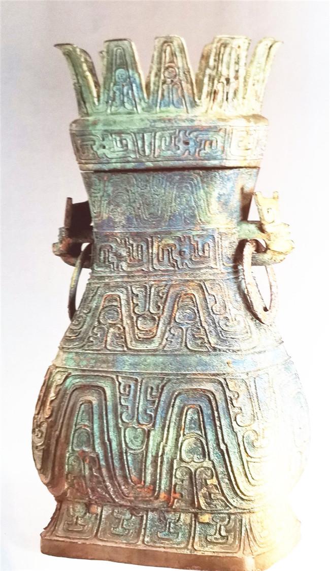 曾仲斿父铜方壶东周出色青铜礼器