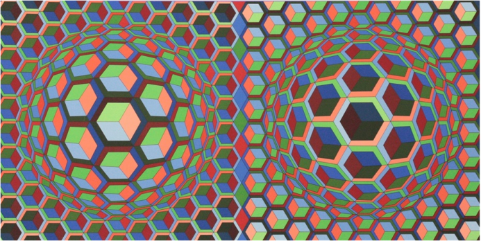 光学艺术看颜色如何欺骗你的眼睛