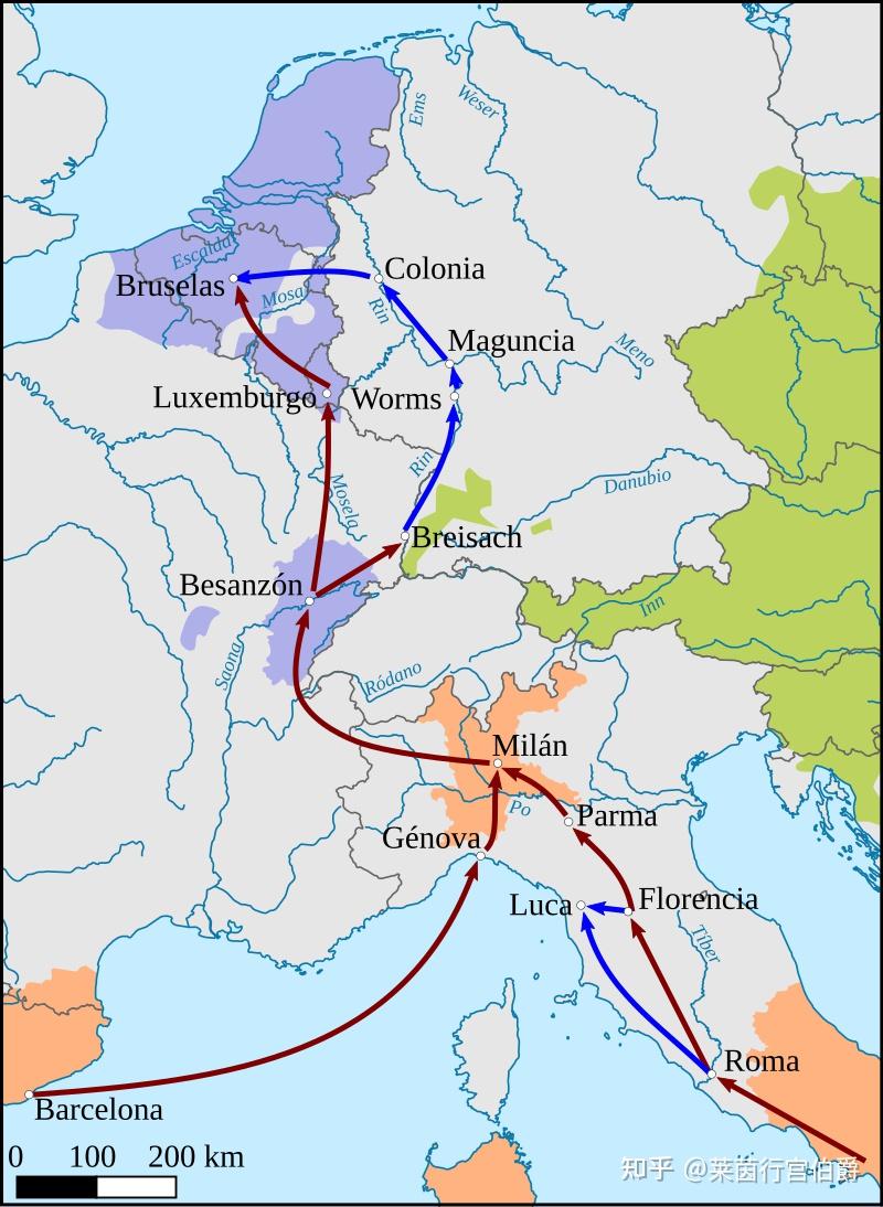 西班牙和奥地利分别如何统治西属奥属尼德兰