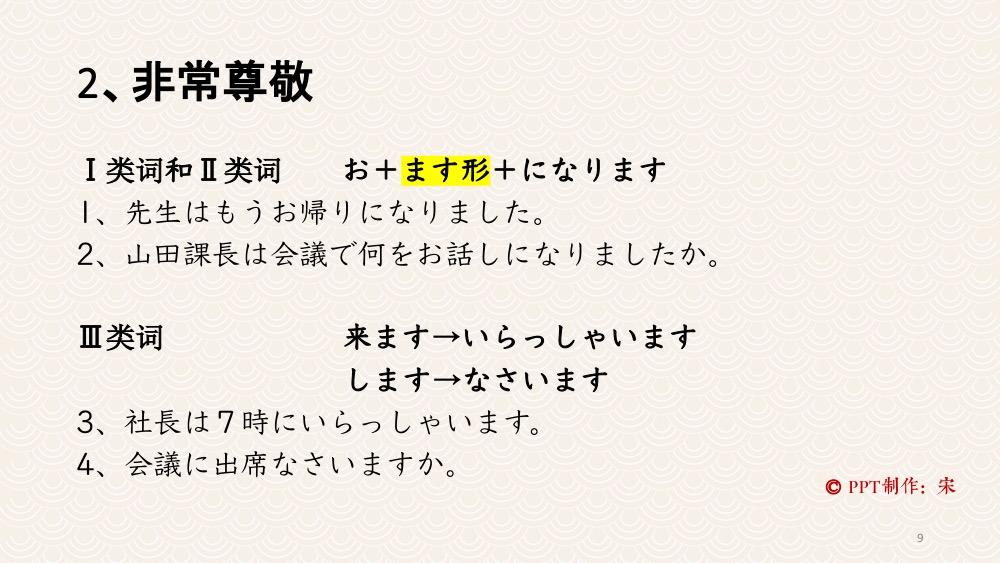 通知日文敬語 Simonar