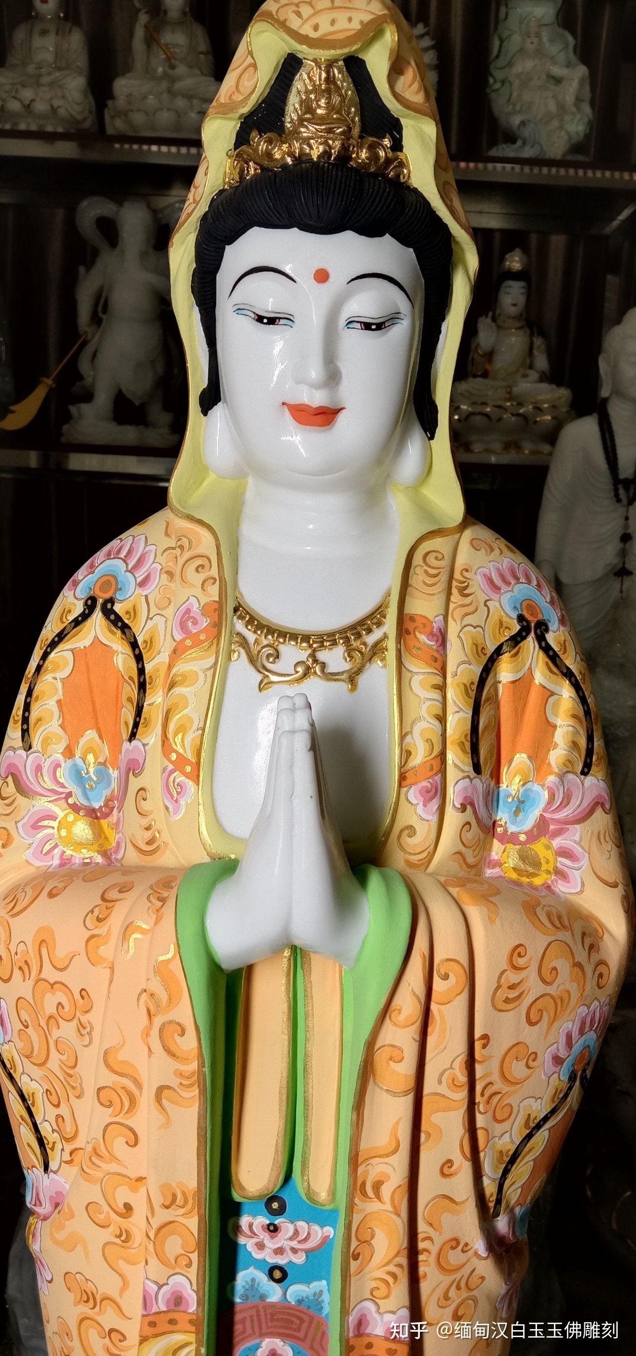 缅甸汉白玉玉佛雕刻产品展示