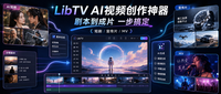 LibTV AI 视频创作神器来了！竟能从剧本到成片一步搞定 - 知乎