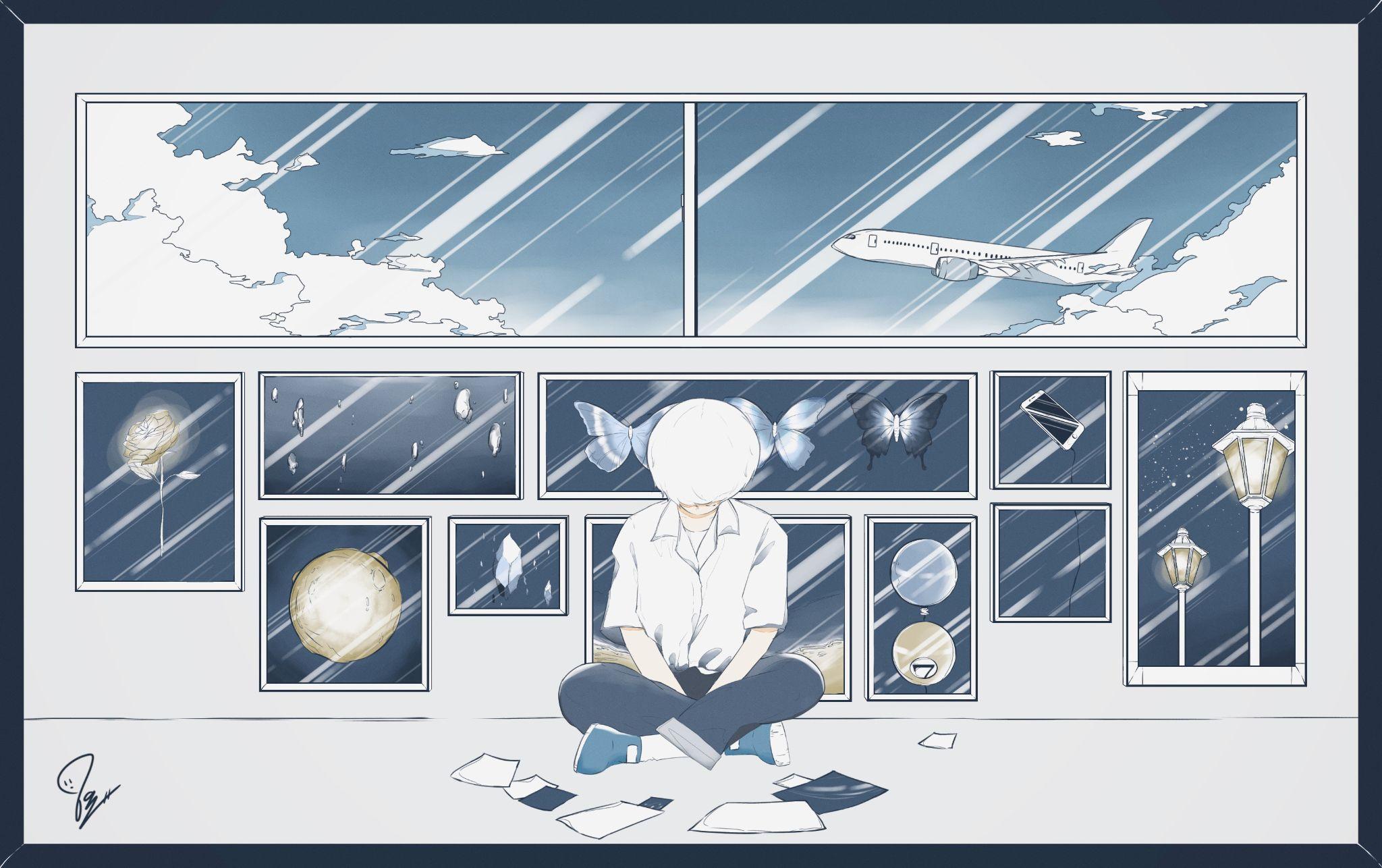 蓝色系理想之蓝是克莱因蓝