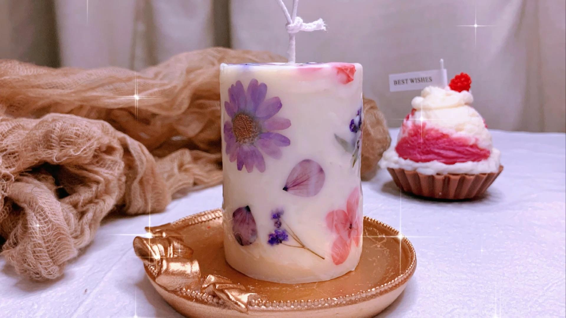 "干花浮油瓶"制作艺术,简单易行,值得一试!