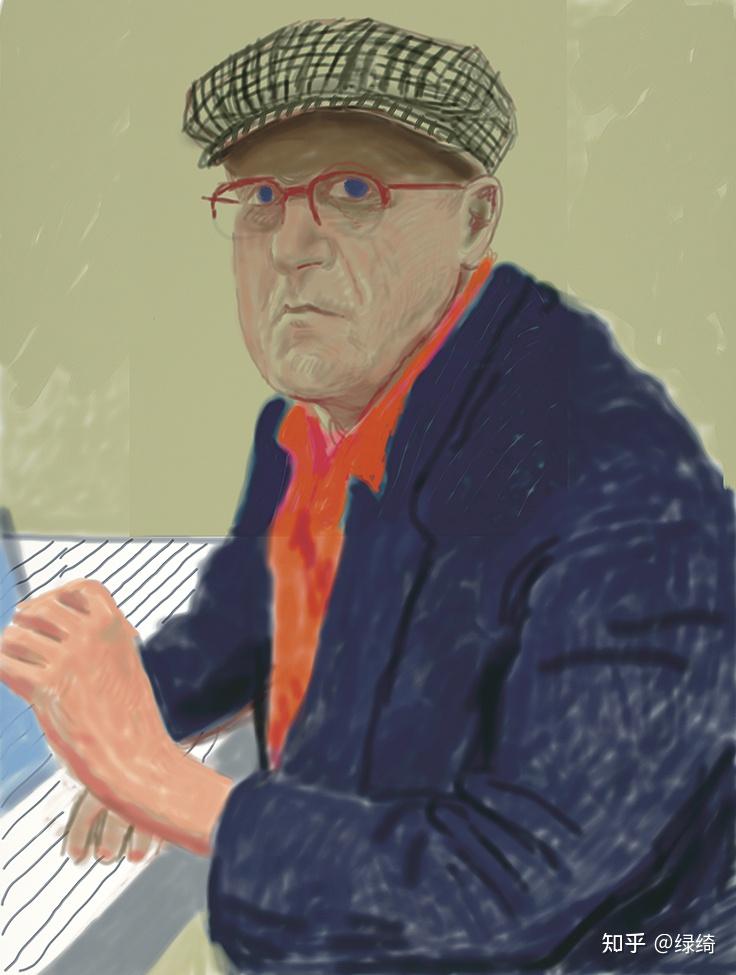 大卫·霍克尼david hockney自画像里的秘密 - 知乎
