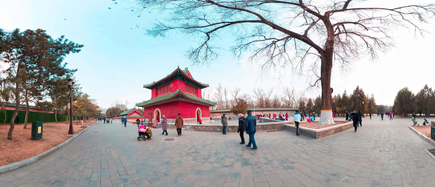 地坛360度全景 知乎