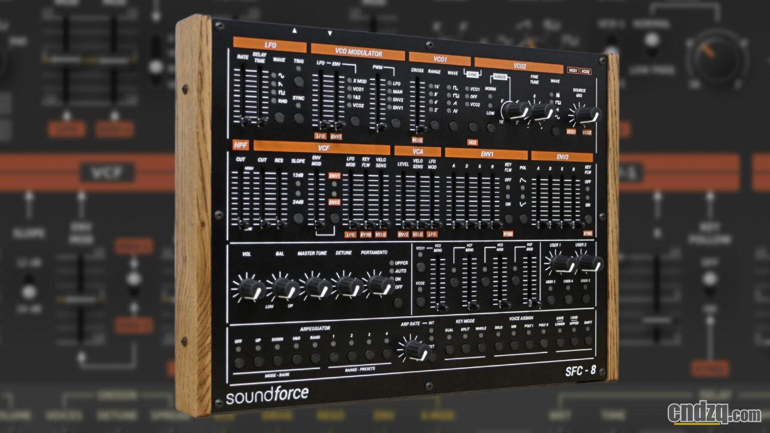 Soundforce sfc 8 jupiter 8 midi 