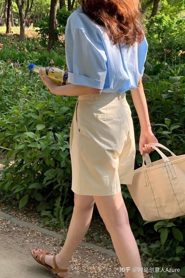 西装短裤高级感穿搭,夏天这样穿太美了!