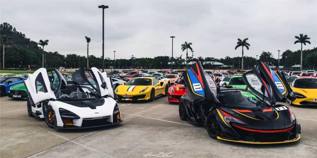 价值超过5亿100多辆的超跑大聚会真想去香港体验一番