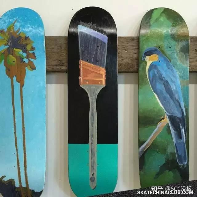 当滑板遇上油画