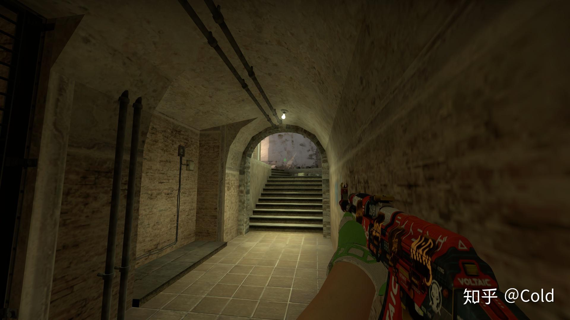 csgo地图mirage全分析7默认慢攻一线烟夹a