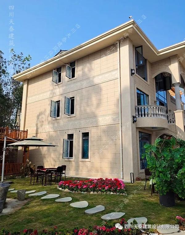成都龙泉自建三层欧式乡村别墅，乡村民宿完工实景，农村建别墅 - 知乎