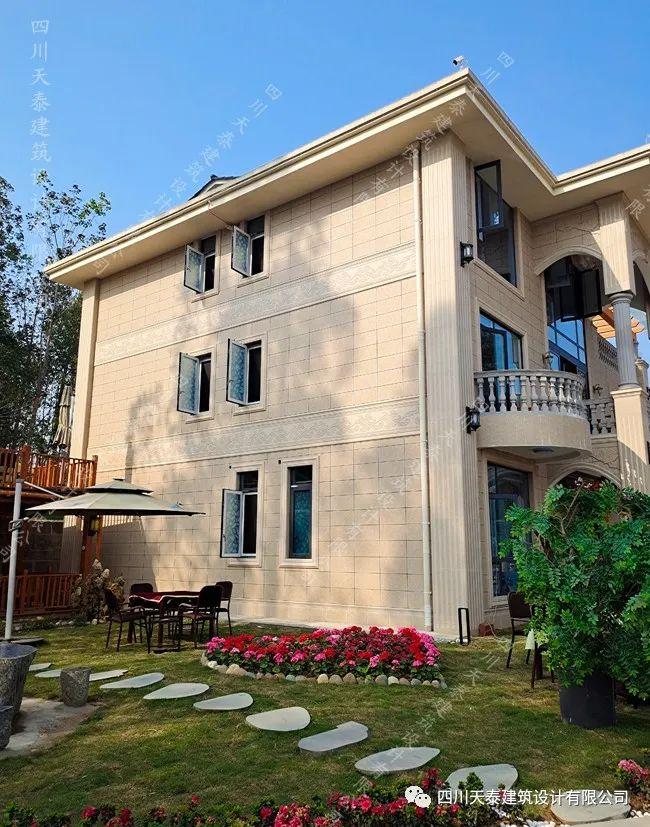 成都龙泉自建三层欧式乡村别墅,乡村民宿完工实景,农村建别墅 - 知乎