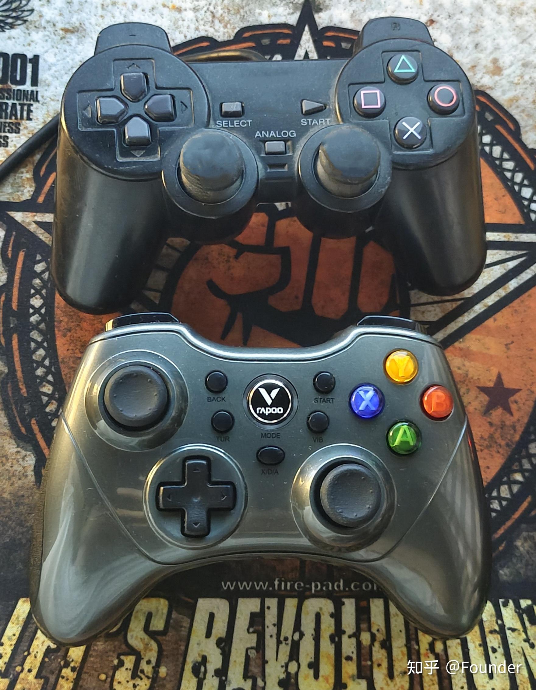 畅享无线游戏体验-雷柏v600s双模无线振动游戏手柄