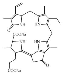 荧光素分子结构式 图源:wikipedia