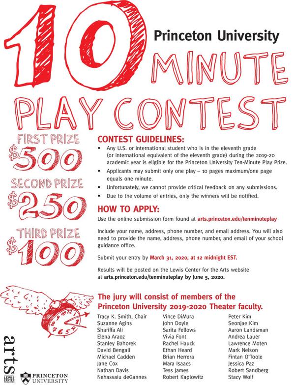 竞赛//TenMinute Play Contest 普林斯顿10分钟剧本创作比赛 知乎