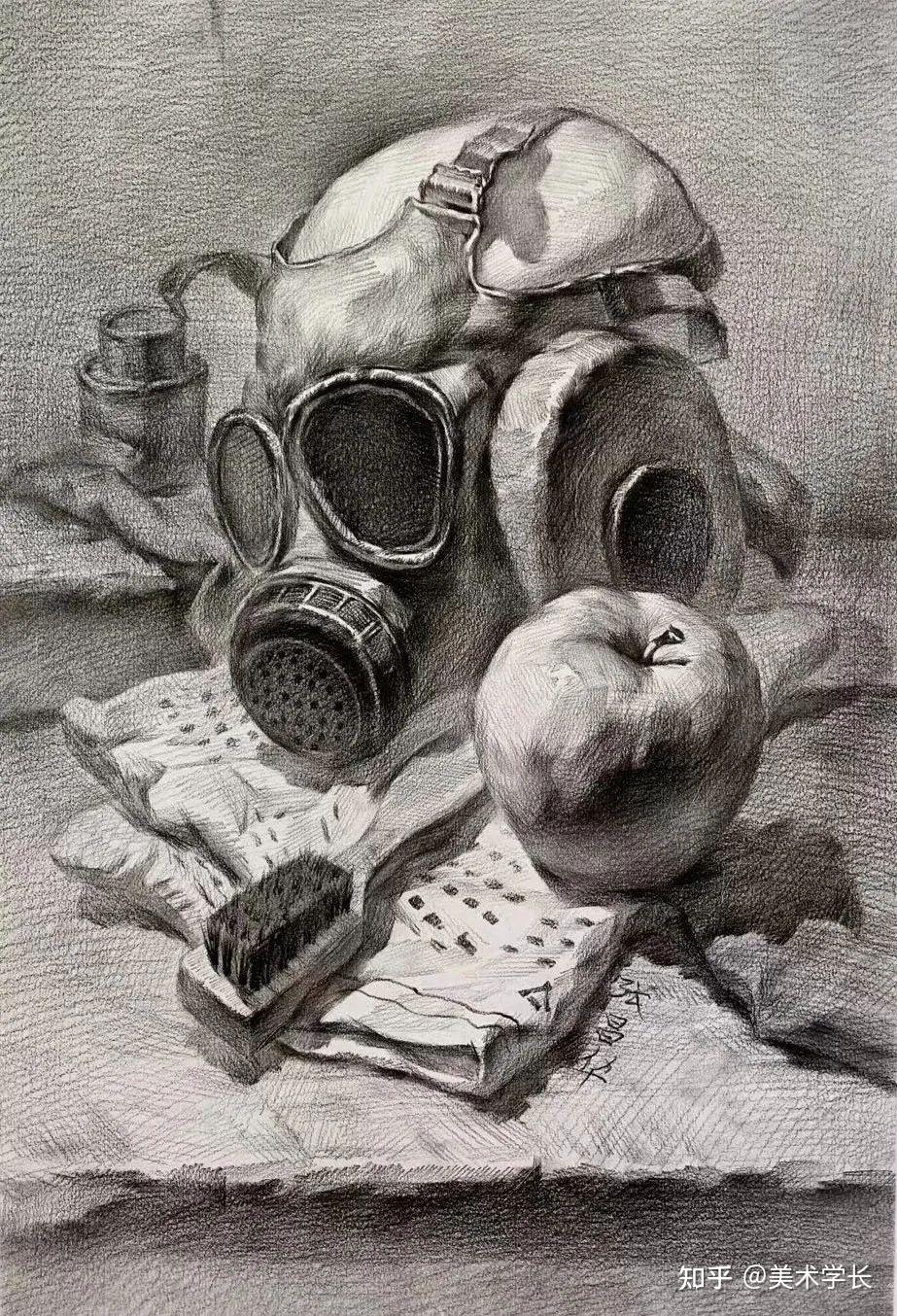 如何画好素描静物高分从黑白灰开始