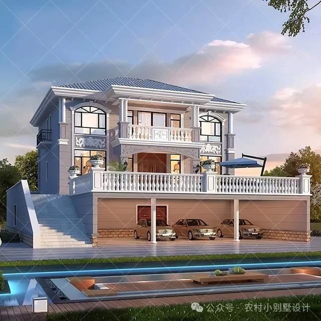 30套带架空层的乡村自建房别墅,款款精美大气,家中建房不要错过 - 知乎