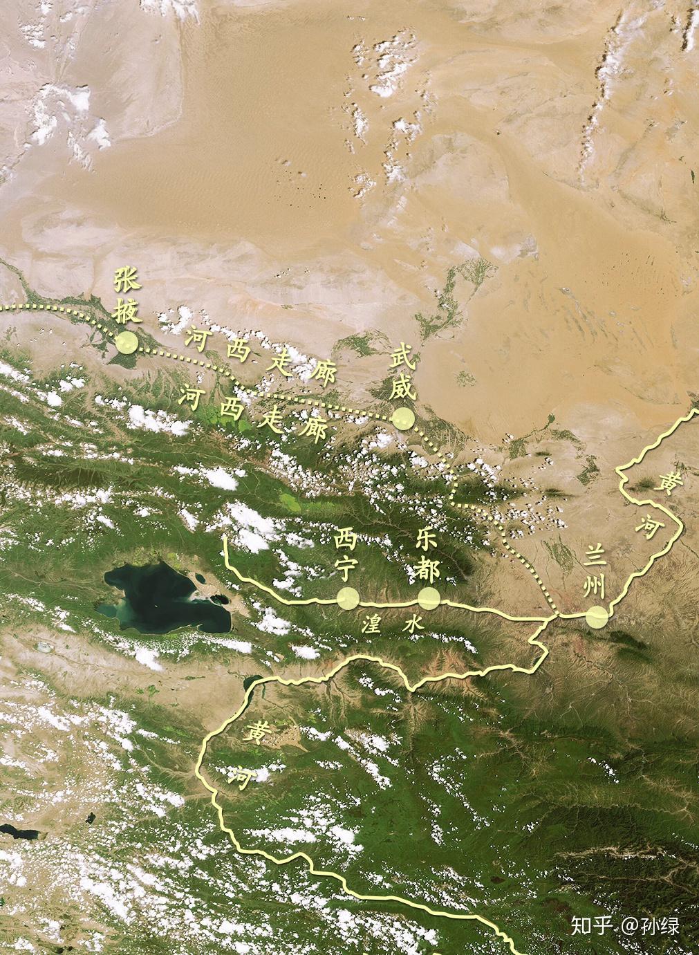 这条通道从西宁沿湟水的支流北川河至大通,翻越达坂山垭口后进入门源