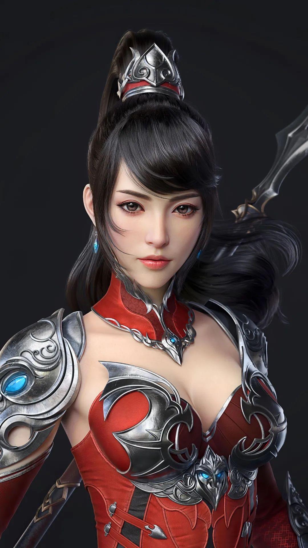 可以分享一下国漫女神游戏cg美女的高清壁纸吗