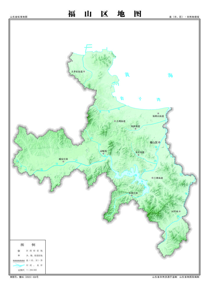 烟台市福山区地图