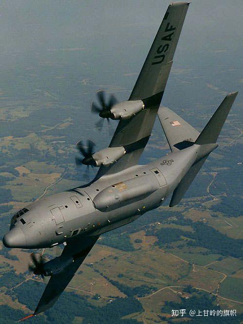 今日武器装备分享美国c130大力神运输机