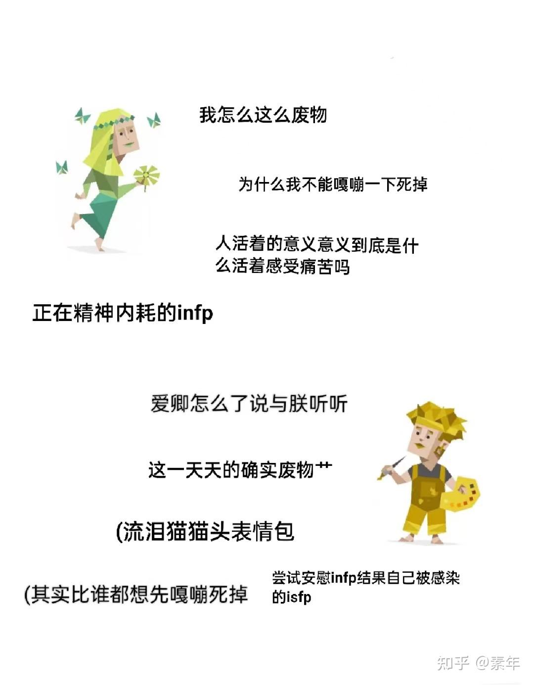 ISFP和INFP的区别 - 知乎