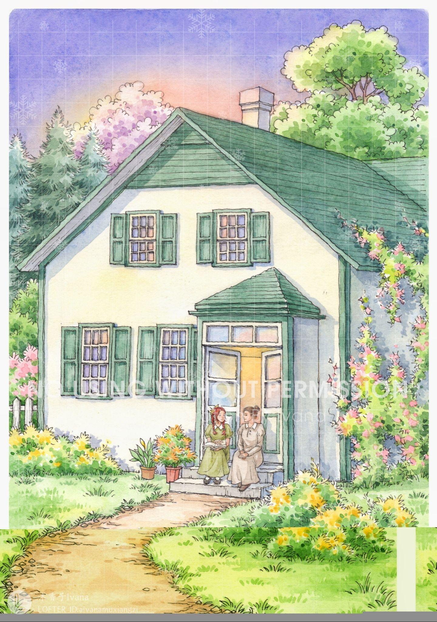 绿山墙的安妮壁纸