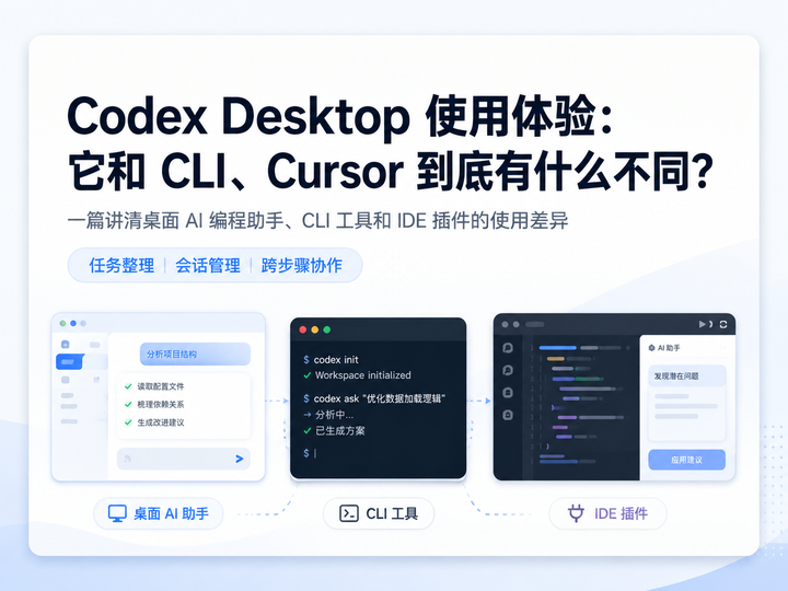 Codex Desktop 使用体验：它和 CLI、Cursor 到底有什么不同？ - 知乎