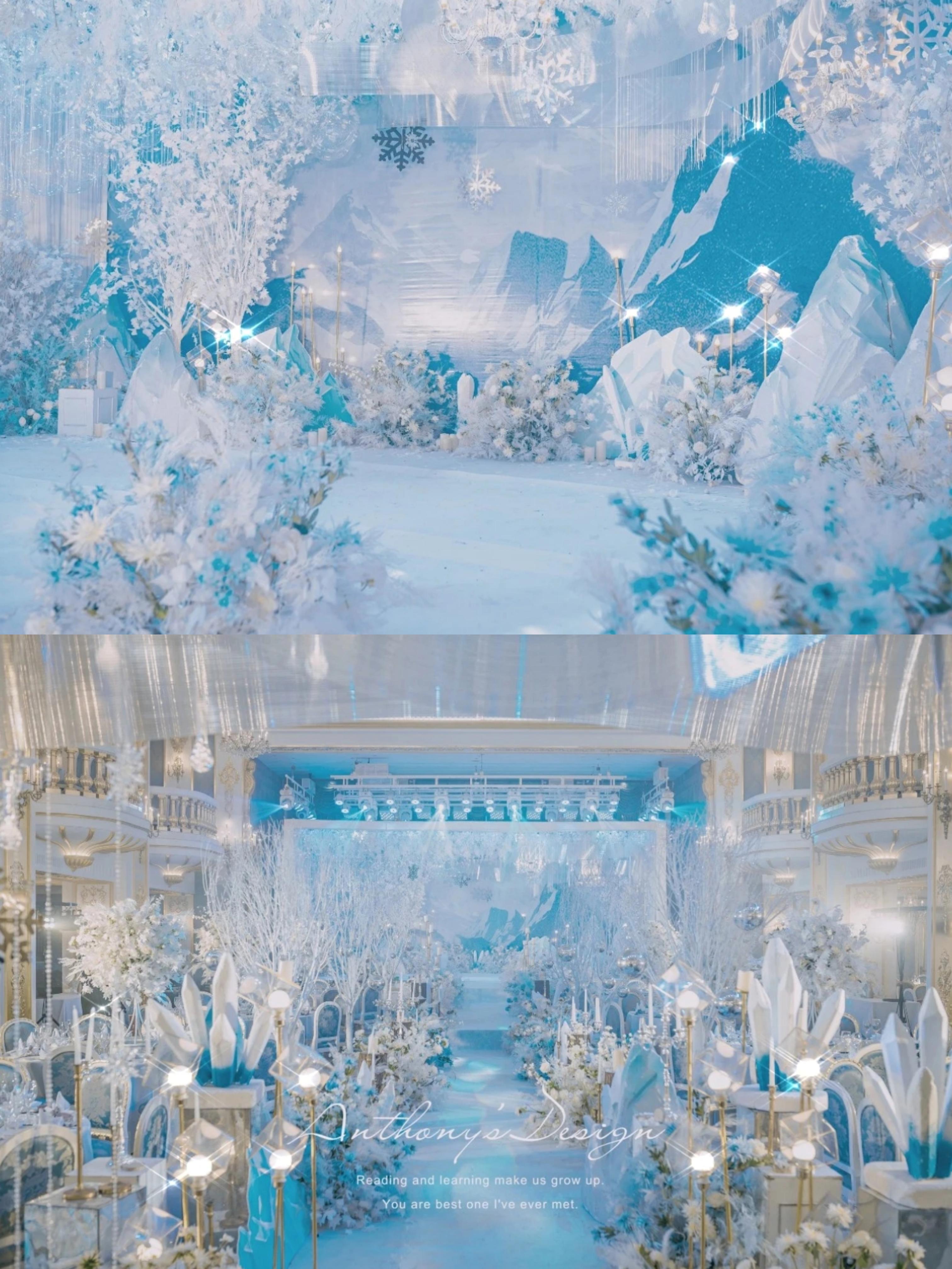 冰雪奇缘路易城堡超梦幻室内婚礼