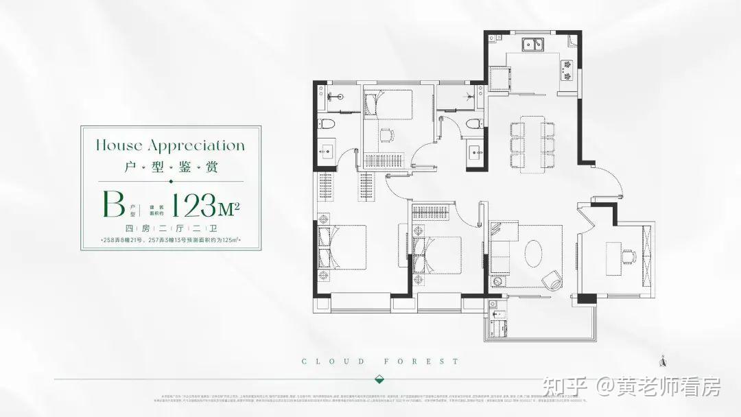 三林滨江「中企云萃森林」四期户型图首发!204套建面约90-123㎡ - 知乎