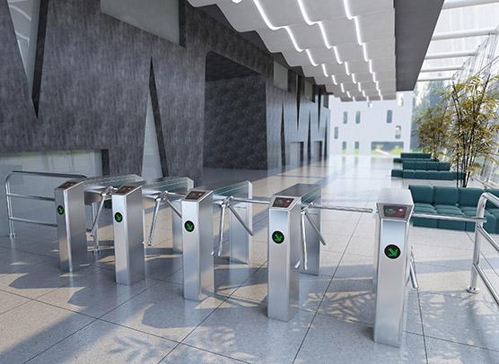 小区出入口安装智能三辊闸机