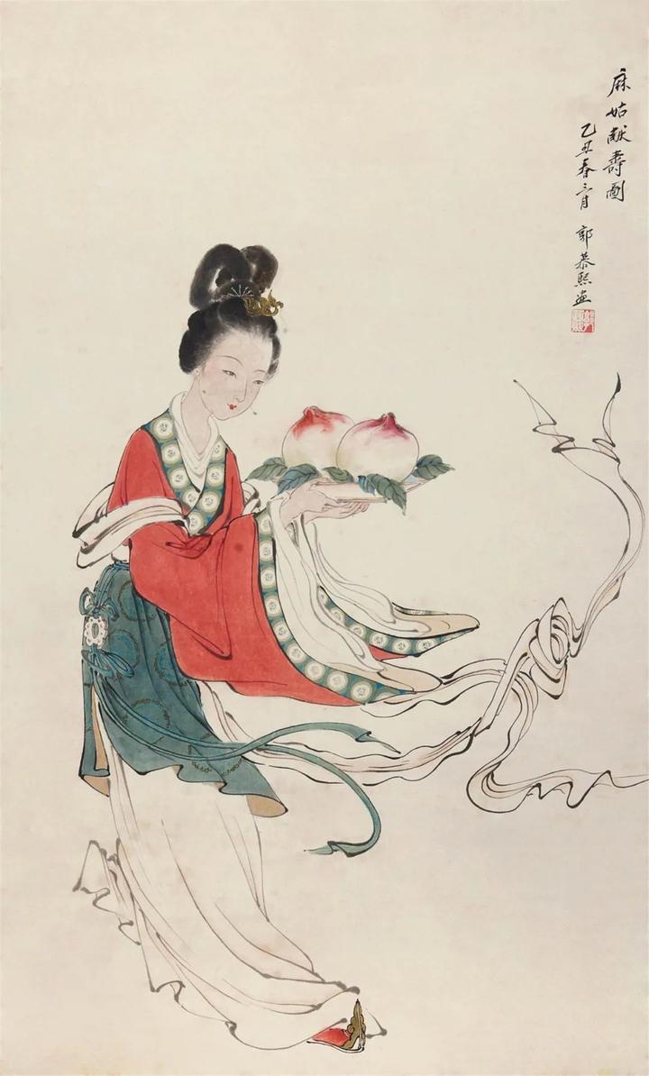 二十四幅名家国画《麻姑献寿》，长寿久久！ - 知乎