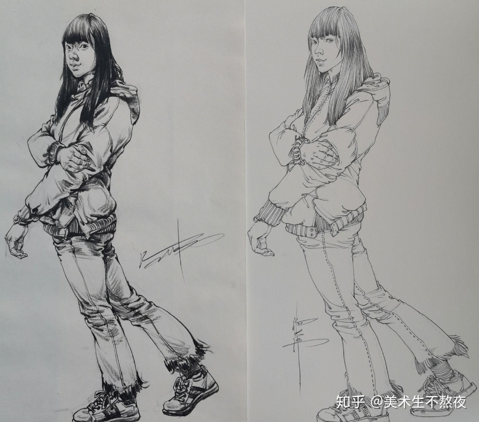 【干货】汤大伟老师的速写作品分享 - 知乎