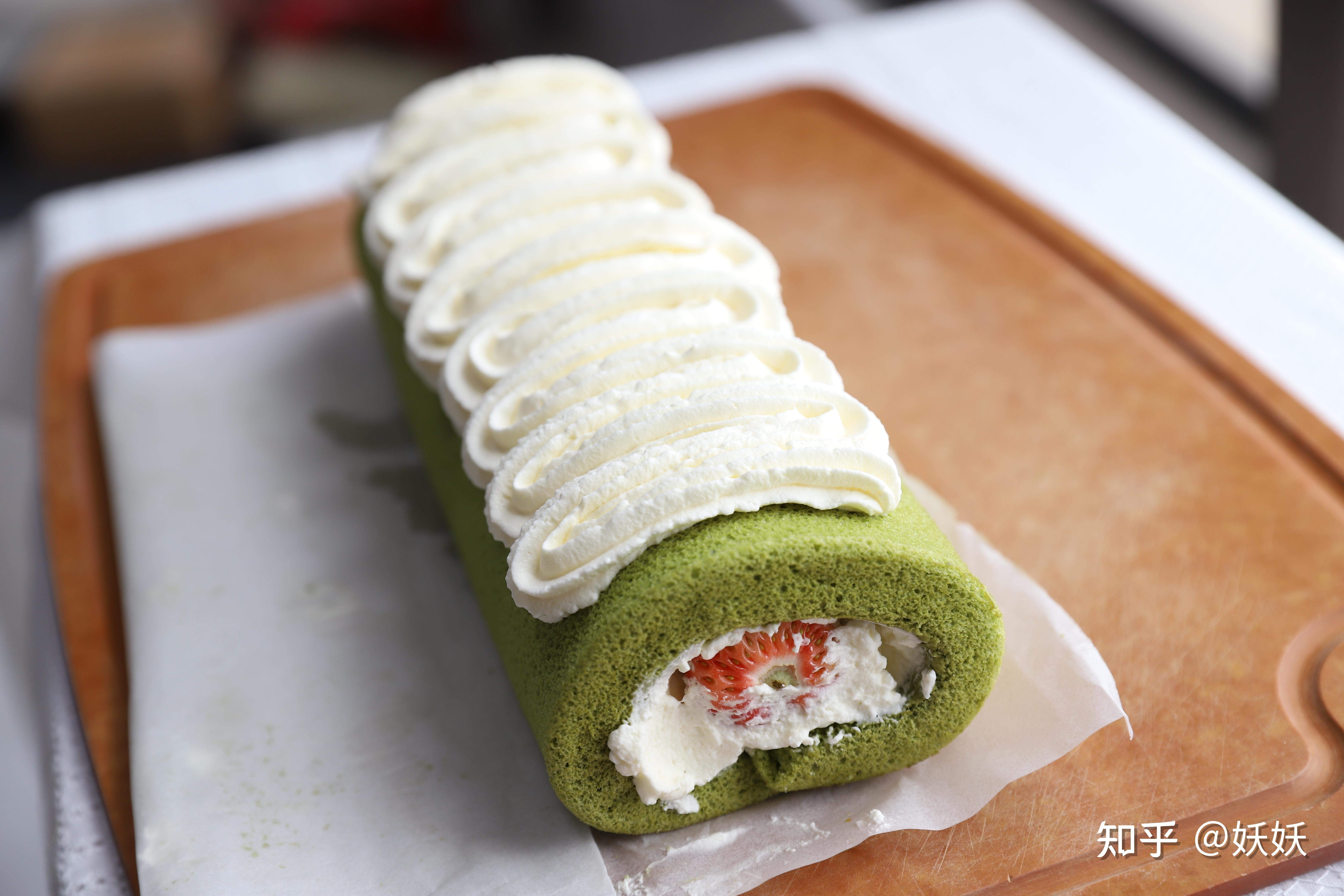 二十九张图详解抹茶蛋糕卷的做法仔细看完新手也能零失败