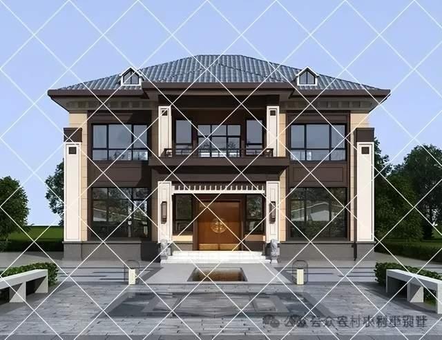 28款二层新中式别墅，清贵典雅，美墅如画新中式农村自建房别墅 - 知乎