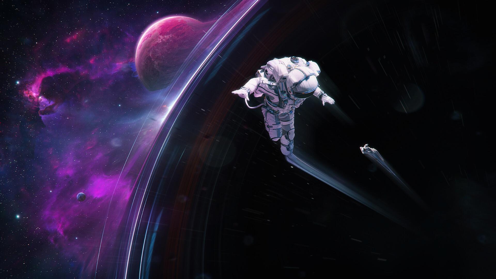 有没有类似风格的太空图或者宇航员图,头像,壁纸都可以!