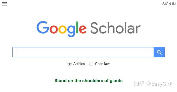 Google Scholar终极使用指南 知乎