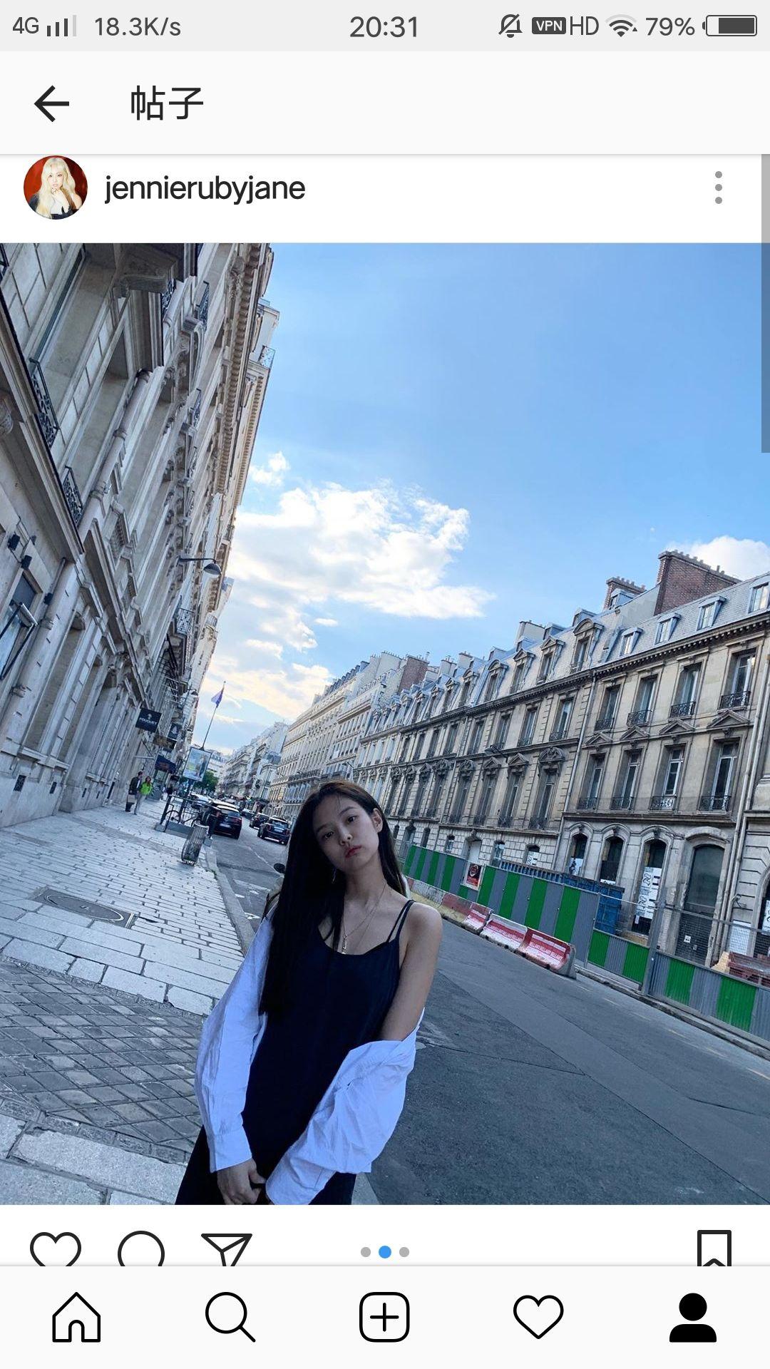 jennie的ins上有没有什么好看的图