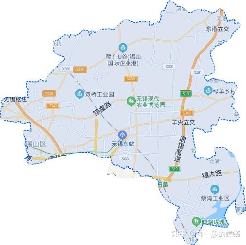 原锡山市地图图片