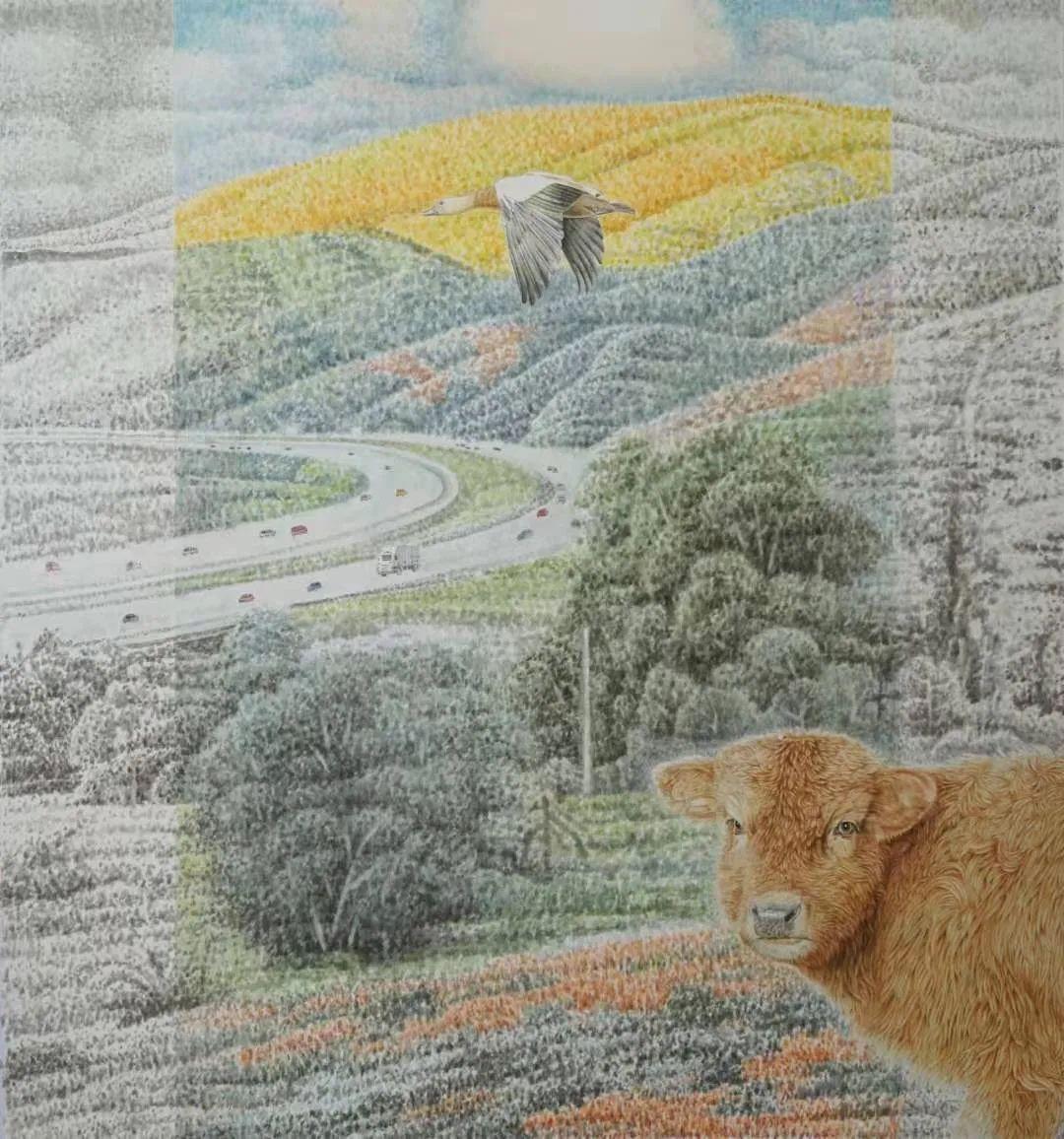 津门网牛年画牛牛气冲天常树森工笔牛作品20幅欣赏