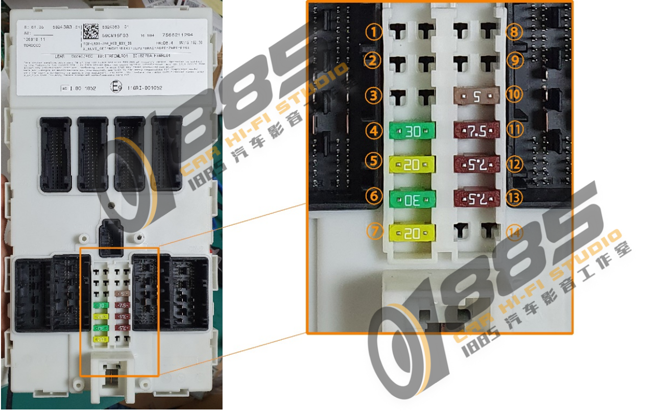 宝马前部电子模块fem概述