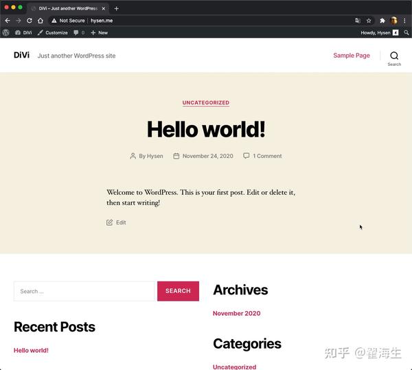 2021  WordPress 小白新手建站教程保姆版 - WordPress 及 主题 基础设置篇