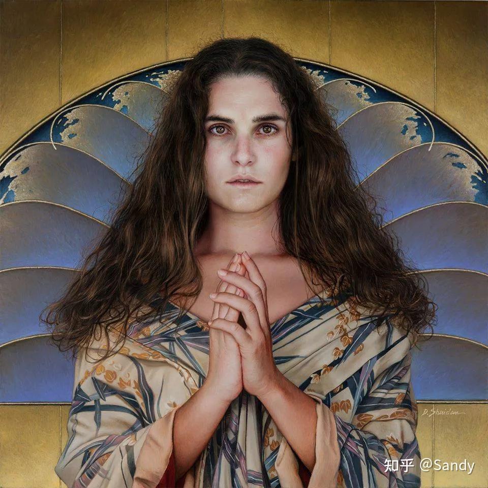 美国艺术家谢里丹的超写实人物油画艺术作品赏析
