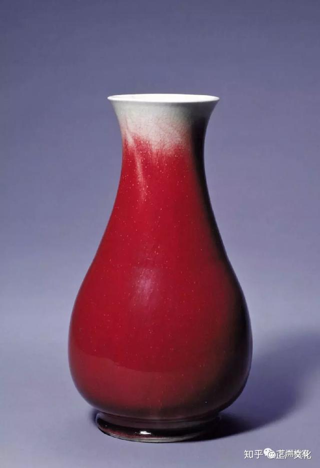 清時代　郎窯紅釉碗　紅釉開片内白釉碗　豇豆紅釉茶盞 深腹碗(F-144) 康熙官窑霁红、郎红和豇豆红瓷品赏鉴- 知乎