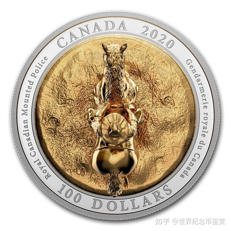 2020加拿大10盎司加拿大皇家骑警音乐雕塑银币- 知乎