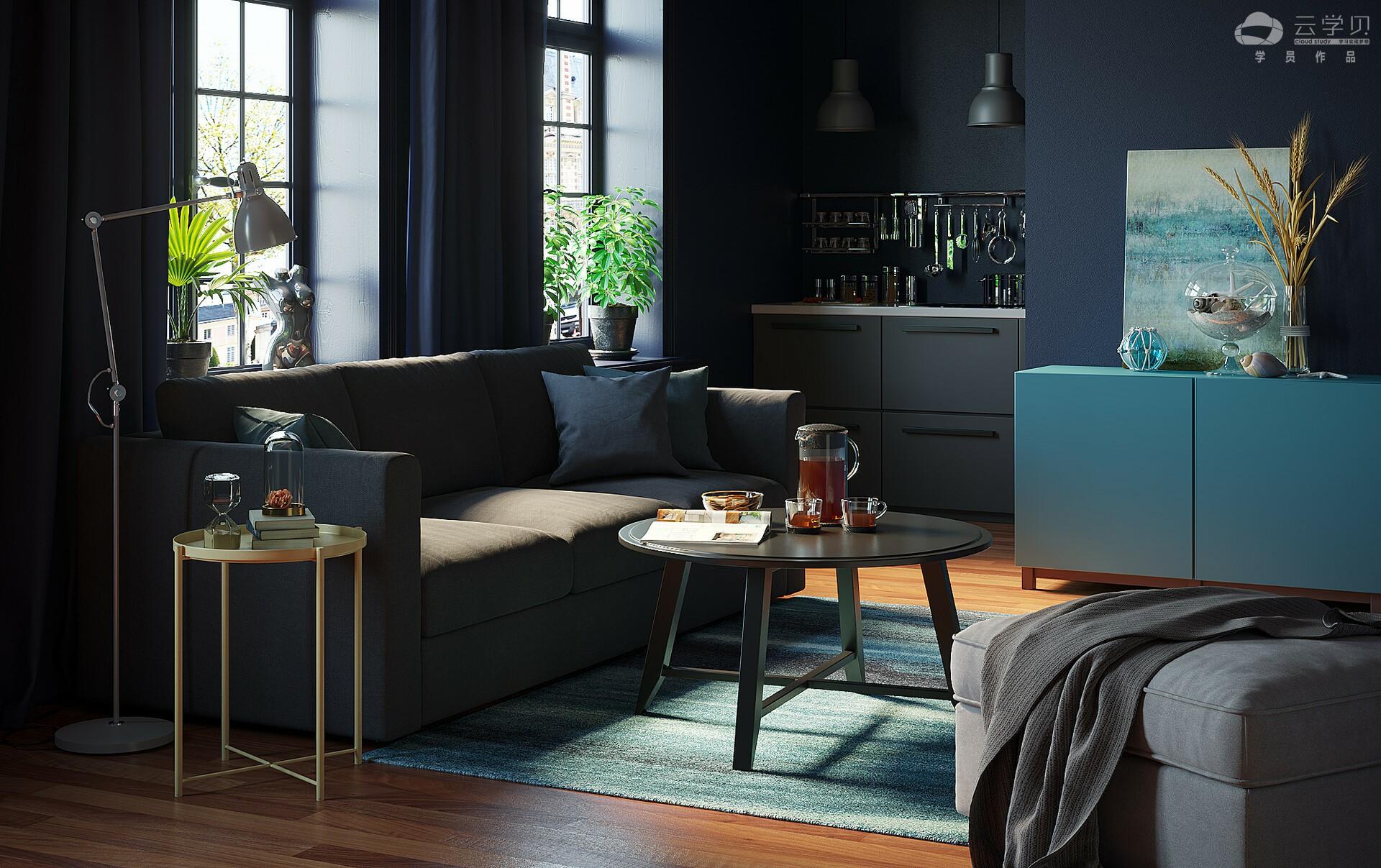 3dmax效果图教学vrayhdri光照的运用