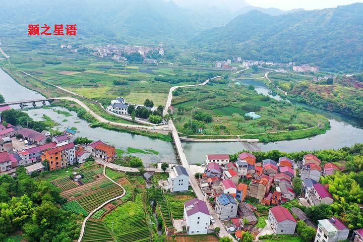 绍兴镜岭水库淹没区，后染村，高速公路将成水上公路