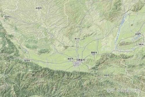 中國主核心區的京畿道區域由關中(渭水河谷)和關東平原中部(伊洛盆地)