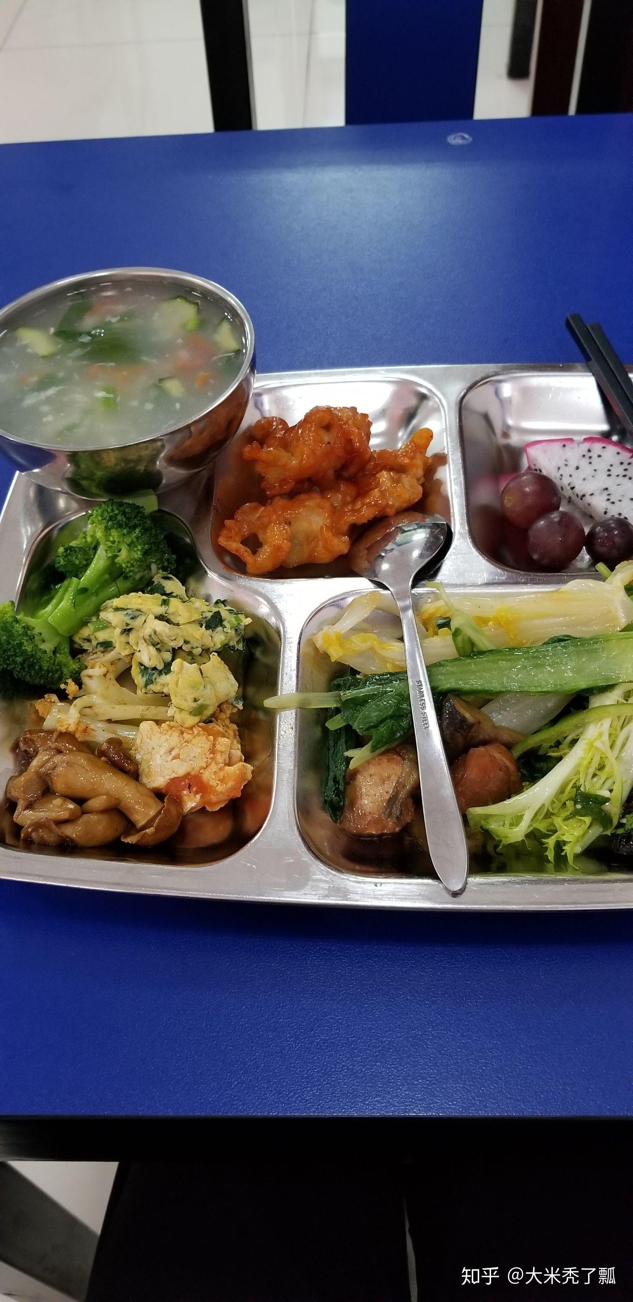 有哪些学校食堂的饭菜好吃